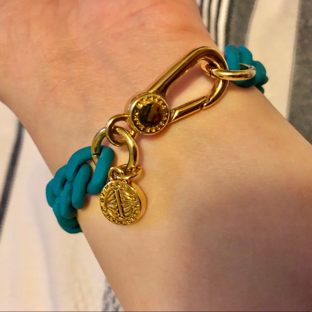 Marc Jacobs ‘Key Items’ Rubber Chain Bracelet